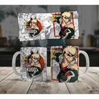 Anime Katsuki Bakugo Ceramic Printed Coffee Mug (White)