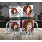 Anime Ochaco Uraraka Ceramic Printed Coffee Mug (White)