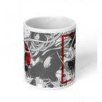 Anime Erased Head Ceramic Printed Coffee Mug (White)