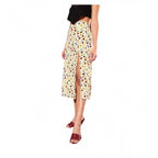 Women's Polyester Floral Side Zip Skirt (Multicolor)