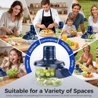 Plastic Solid An Electric Automatic Peeler (Blue)