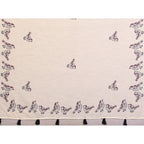 Women's Linen Cotton Printed Saree With Unstitched Blouse 5.5Mtr (Off White)