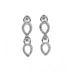 Women's Brass Silver Plated Necklace set (Silver)