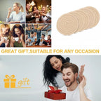 Cotton Rope Drink Coasters 6 Pcs Set (Cream)
