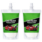 Pack of 2 Car and Bike Polish Mirror Shine Liquid Pouches 100 ML