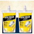 Pack of 2 Kitchen Cleaning Dishwash Liquid Pouches 100 ML
