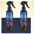 Pack of 2 3-in-1 Car and Bike Polish Spray Bottles 100 ML