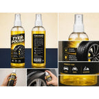 Pack of 2 Deep Black Tyer Polish Liquid Spray Bottle 100 ML