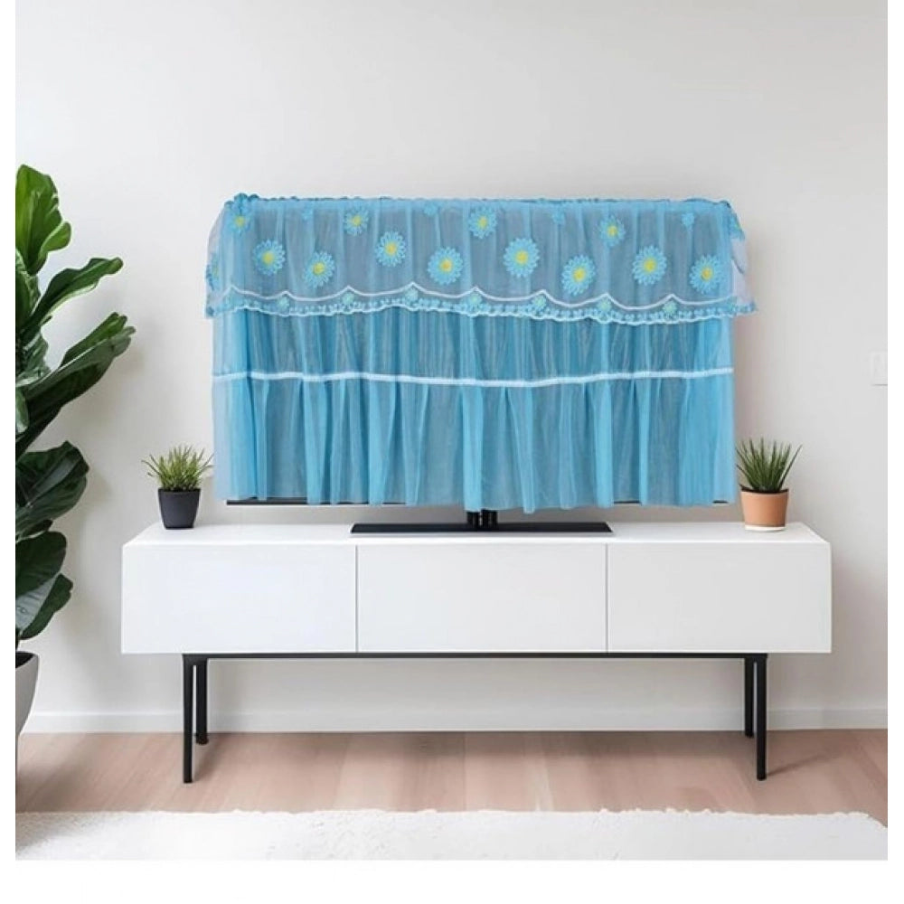 Pack of 2 LED TV Cover (28-34 Inch) (40-45 Inch) (50-55 Inch) (Blue)