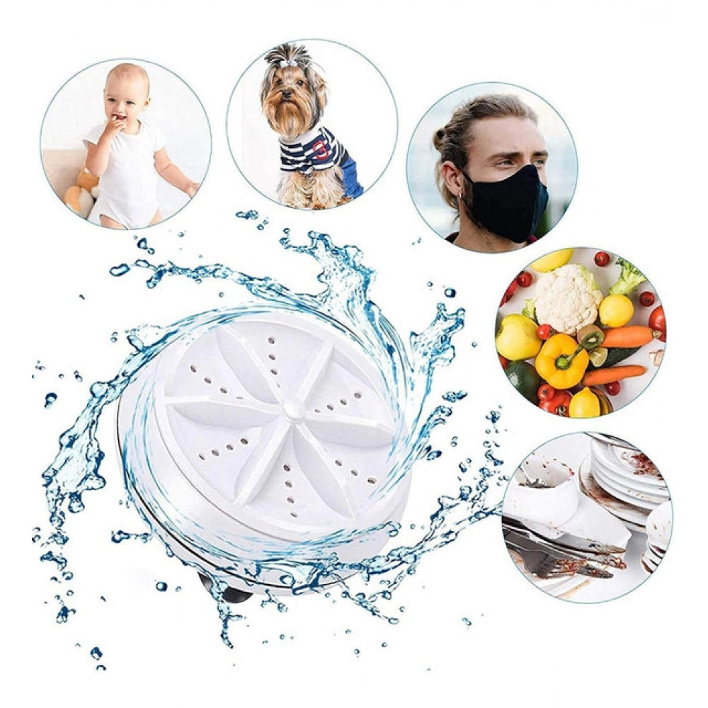 Pack of 2 Mini Portable Turbine Washer (Multicolor)