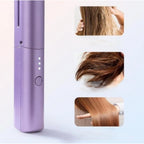 Pack of 2 Rechargeable Mini Hair Straightener (Multicolor)