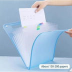 Pack of 2 13 Layer A4 Paper File Folder (Multicolor)