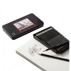 Pack of 2 12 pcs Art Pencil Kit Set (Black)
