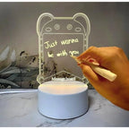 Acrylic Message Board (Transparent)