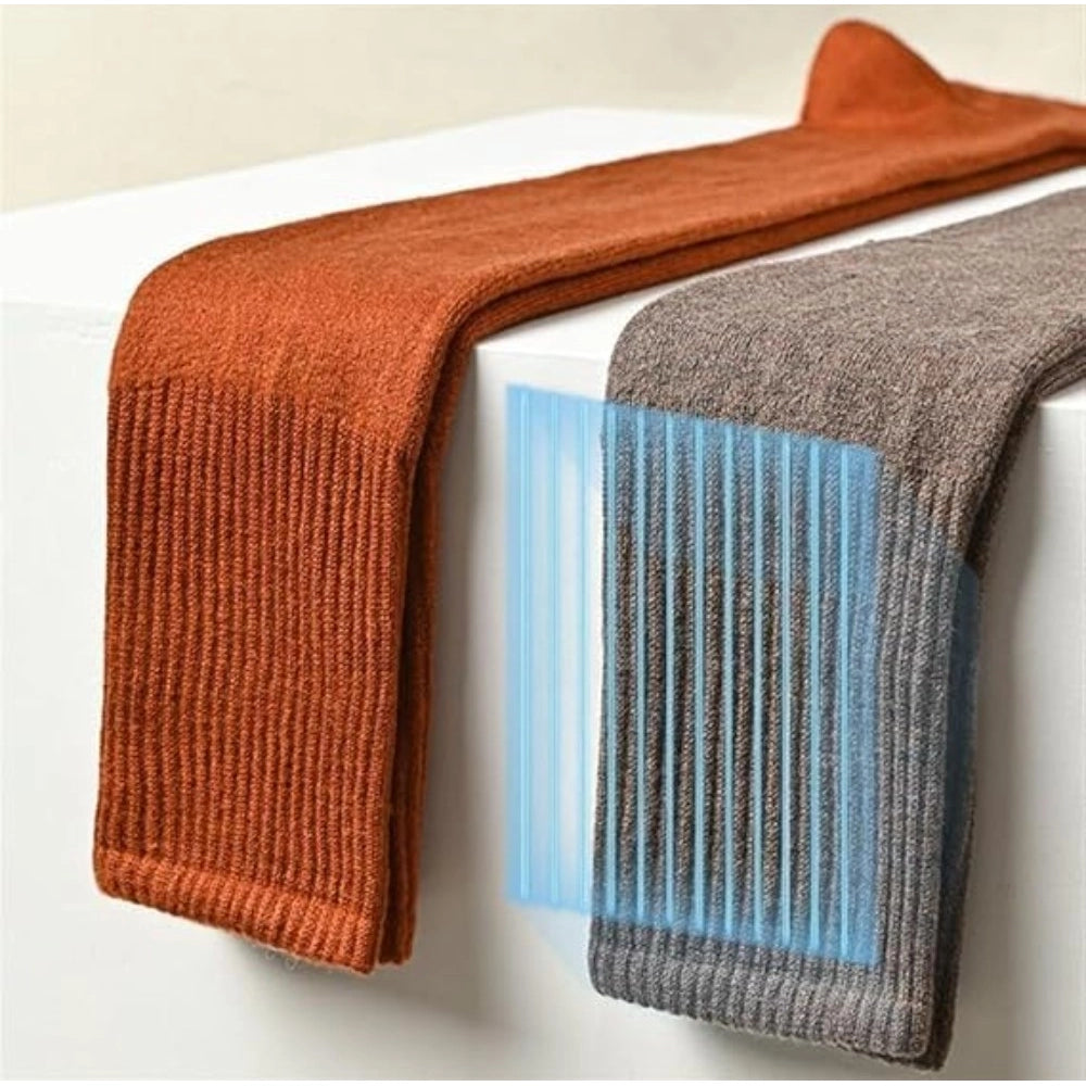 Pack of 2 Warm Wool Socks (Multicolor)