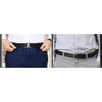 Pack of 3 Shirt Tucker Belt (Black)
