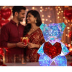 Glowing Teddy Bear Night Light (Multicolor)