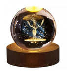 Pack of 2 All Design Crystal Night Lamp (Multicolor)