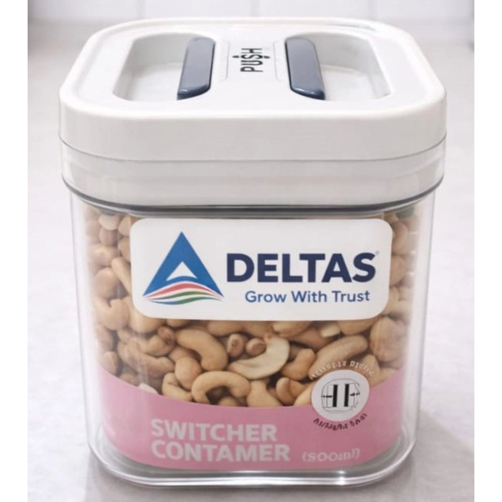 Pack of 1 Switchers Airtight Storage Container Set 500 ML (White)
