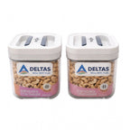 Pack of 2 Switchers Airtight Storage Container Set 500 ML (White)