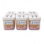 Pack of 6 Switchers Airtight Storage Container Set 500 ML (White)