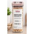 Pack of 1 Switchers Airtight Storage Container Set 2000 ML (Pink)
