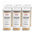 Pack of 6 Switchers Airtight Storage Container Set 2000 ML (White)