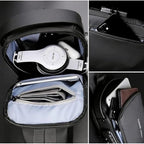 Waterproof Sling Cross Backpack Bag (Black)