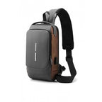 Waterproof Sling Cross Backpack Bag (Black)
