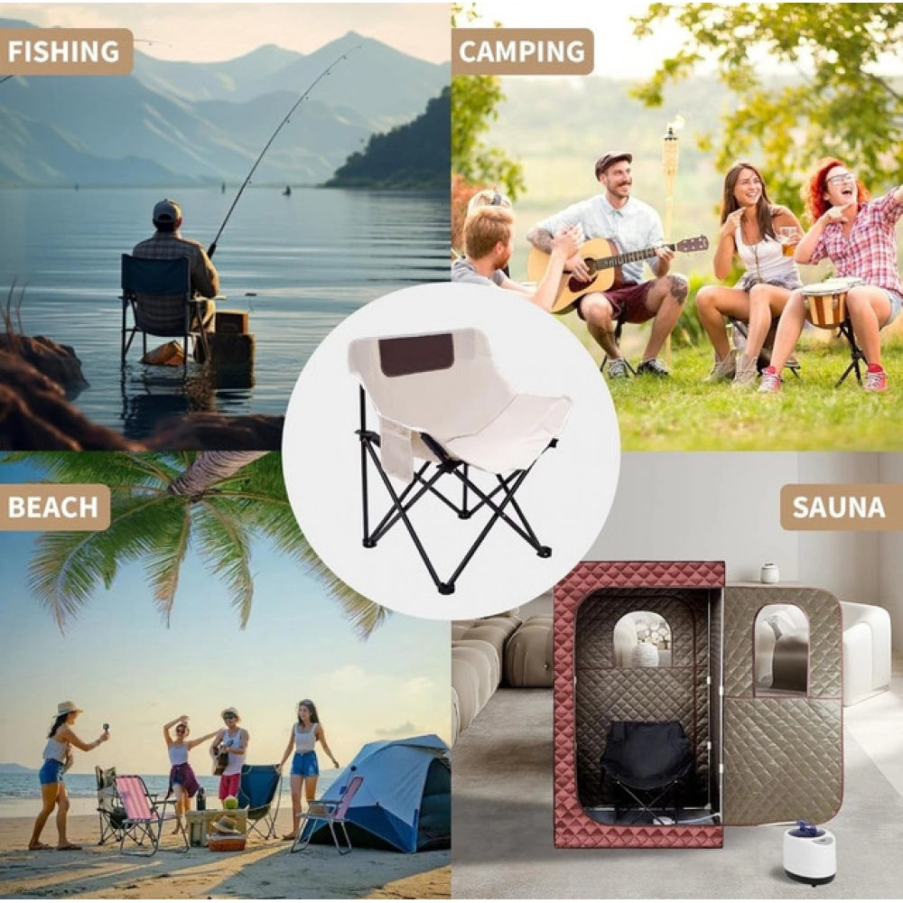 Foldable Camping Chair (Black)