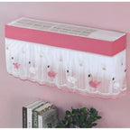 Pack of 2 AC Cover 1 And 1.5 Ton (Pink-White)