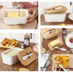 Ceramic Butter Box (White)