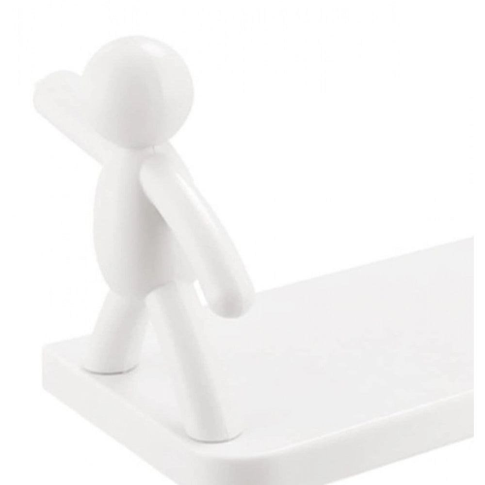 Pack of 2 Self Adhesive Multipurpose Stand Holder (White)