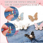 Pack of 3 Jeans Clip Butterfly (Multicolor)