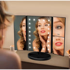 Rechargeable Makeup Vanity Mirror (Silver)