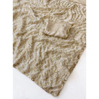 Women's Satin Embellished Saree With Unstitched Blouse 5.5Mtr (Cream)
