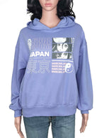 Ladies Hooded Pullover Sweatshirts | Lilac