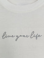 Ladies Dip Dyed Top With Embroidery