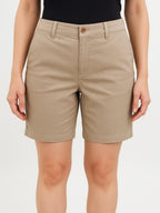 Ladies Oversize Bermuda Woven Shorts