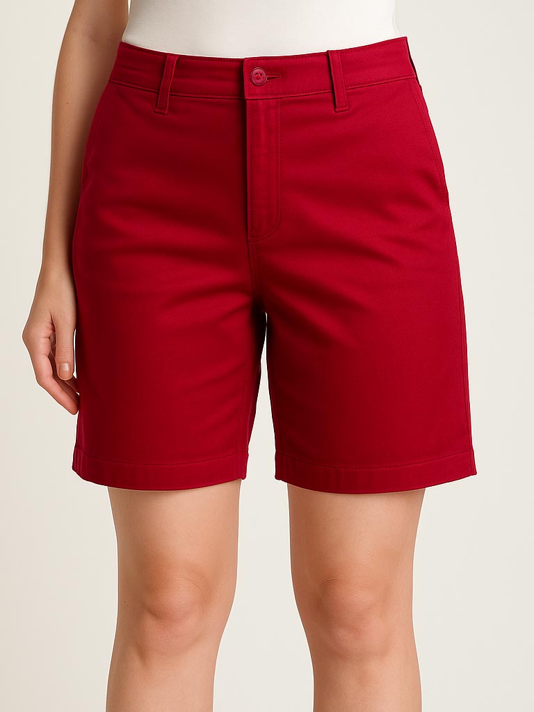 Ladies Bermuda Woven Shorts