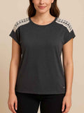 Ladies Magyar Sleeve Crochet Top