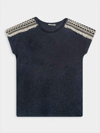 Ladies Magyar Sleeve Crochet Top