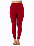 Ladies Ankle Fit Rust Red Leggings