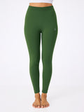 Ladies Ankle Fit Olive Green Leggings