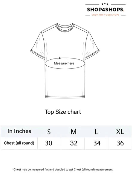 Ladies White AOP Top