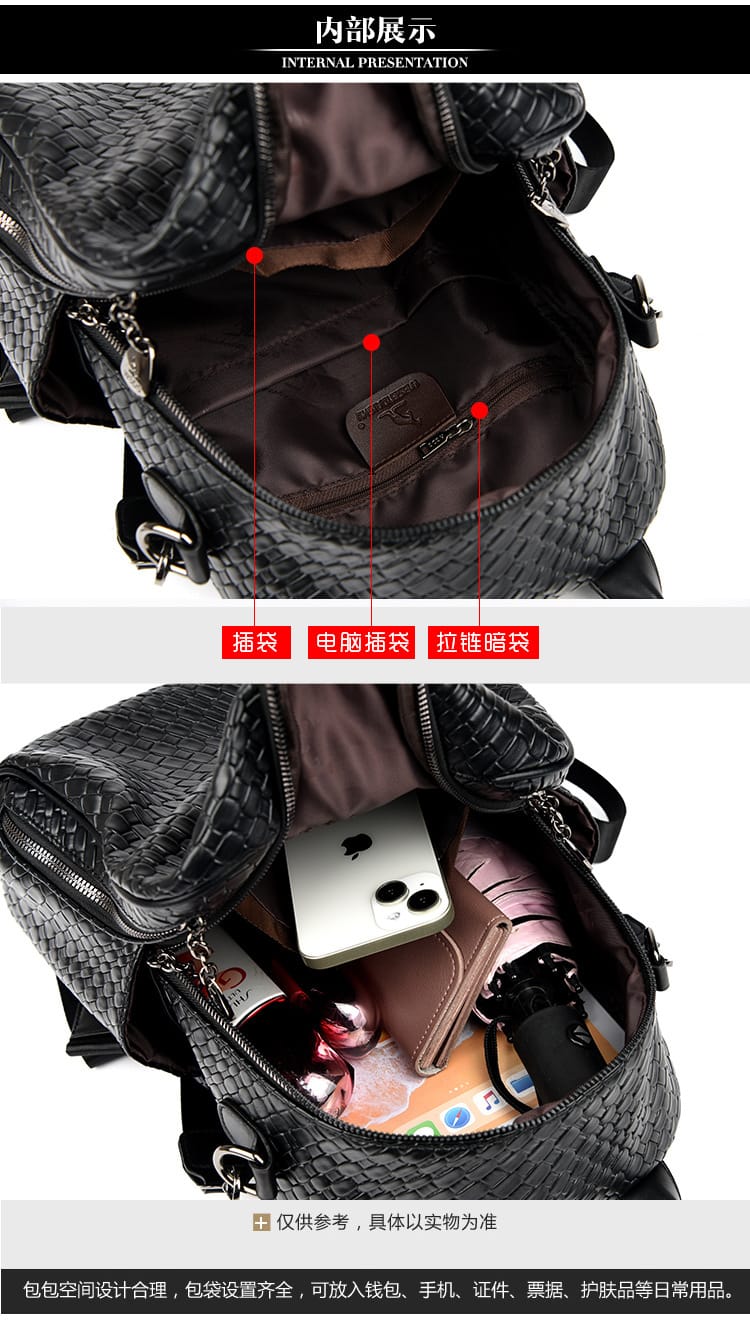 2 in 1 - Versatile imported Backpack & Handbag