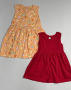 2 Baby Girls Frock Combo