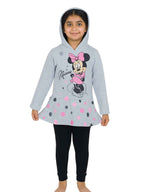 Girls 2 Pc Set Fleece Tunic And Legging