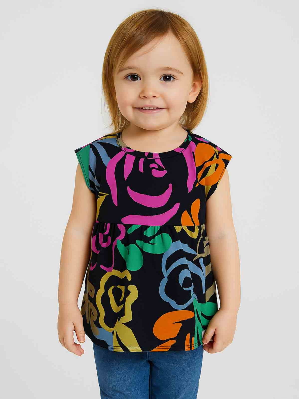 Girls Printed Top