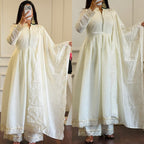 Heavy Roman Silk Dress With Rich Embroidery Dress